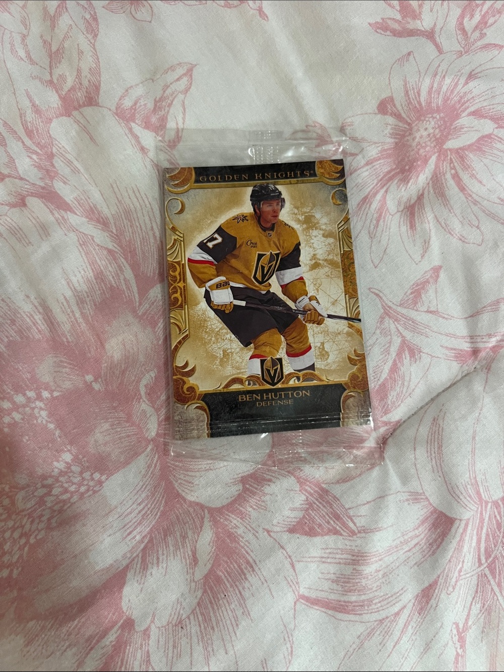 Ilya Samsonov Vegas Golden Knights Hockey Card - Gold & Black